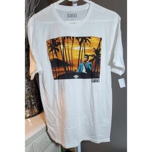 Scarface T Shirt Official Item White Graphic Tee Sz M Unisex Men Women Gift